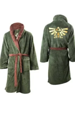 LEGEND OF ZELDA: ALBORNOZ POLAR PARA CHICO TALLA XS-M (MODELO LOGO TRIFUERZA)