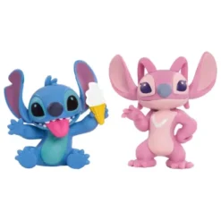 LILO & STITCH: PACK DE 2 MINIFIGURAS ANGEL & STITCH 7 CM PVC [BLISTER]