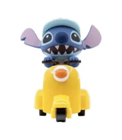 LILO & STITCH: STITCH EN VESPA AMARILLA (VEHICULOS DE CUERDA) [CAJA]