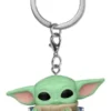 LLAVEROS POP! STAR WARS: THE MANDALORIAN: GROGU 4 CM [CAJA]