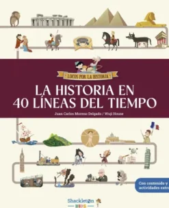 LOCOS POR LA HISTORIA: HISTORIA EN 40 LINEAS DEL TIEMPO, LA [CARTONE]