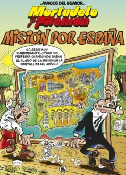 MAGOS DEL HUMOR Nº208: MORTADELO Y FILEMON MISION POR ESPAÑA [CARTONE]