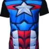MARVEL CAMISETA SUBLIMATION CAPTAIN AMERICA