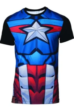 MARVEL CAMISETA SUBLIMATION CAPTAIN AMERICA