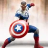 MARVEL COMICS: CAPTAIN AMERICA (SAM WILSON) ESTATUA PVC ARTFX+ 1/10 (19 CM) [CAJA]