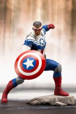 MARVEL COMICS: CAPTAIN AMERICA (SAM WILSON) ESTATUA PVC ARTFX+ 1/10 (19 CM) [CAJA]