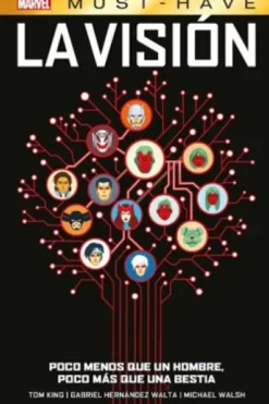 MARVEL MUST-HAVE: LA VISION, POCO MENOS QUE UN HOMBRE [CARTONE]