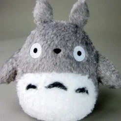 MI VECINO TOTORO: PELUCHE TOTORO GRIS (TAMAÑO MEDIANO 22 CMS DE ALTURA)