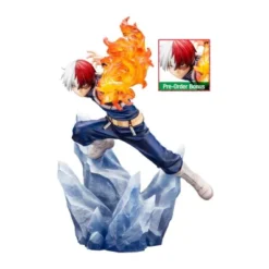 MY HERO ACADEMIA: ESTATUA SHOTO TODOROKI (BONUS EDITION 2ª CABEZA) ARTFXJ PVC 1/8 26 CM [CAJA]