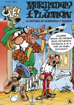 OLE! MORTADELO Y FILEMON Nº107: LA HISTORIA DE MORTADELO Y FILEMON [RUSTICA]
