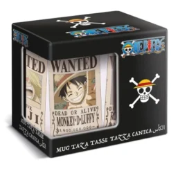 ONE PIECE: TAZAS WANTED 325 ML (CERAMICA) [CAJA]