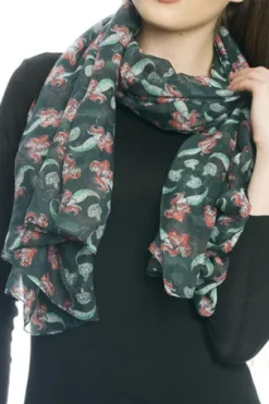 PAÑUELO FULAR: LA SIRENITA (MODELO ARIEL CON BURBUJAS)