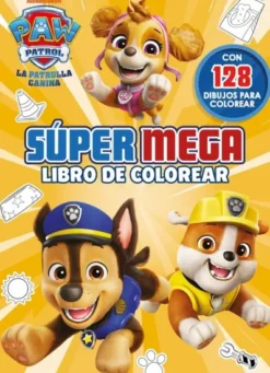 PAW PATROL PATRULLA CANINA: ACTIVIDADES SUPER MEGA LIBRO DE COLOREAR [RUSTICA]
