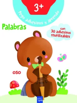PEGO ADHESIVOS Y APRENDO: PALABRAS +3 [RUSTICA]