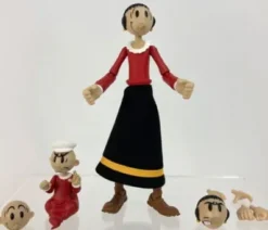 POPEYE: FIGURA OLIVIA / ROSARIO (OLIVE OYL) WAVE 01 10-15 CM PVC [CAJA]