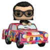 POP! RIDES SUPER DELUXE U2 Nº293: BONO WITH ACHTUNG BABY CAR (FIGURA DE VINILO) [CAJA]