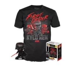 POP! & TEE SET DE MINIFIGURA Y CAMISETA STAR WARS EPISODE IX: KYLO REN (SUPREME LEADER) TALLA M [EXCLUSIVO]