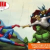POSTALES AKIRA COMICS MODELO 08: LA CAPILLA SIXTINA SUPERHEROICA (TAMAÑO A6)
