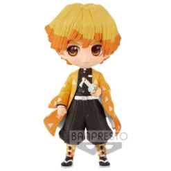 Q POSKET DEMON SLAYER KIMETSU NO YAIBA: ZENITSU AGATSUMA II (VERSION A) 14 CM [CAJA]