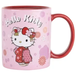 SANRIO: TAZA SENSITIVA AL CALOR HELLO KITTY KIMONO 320 ML (CERAMICA) [CAJA]