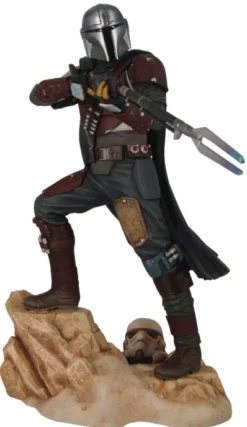 STAR WARS THE MANDALORIAN: ESTATUA THE MANDALORIAN PREMIER COLLECTION 1/7 29 CM [CAJA]