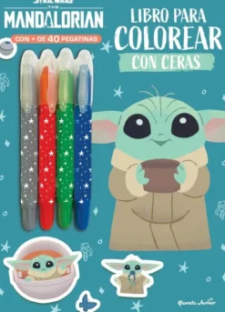 STAR WARS: THE MANDALORIAN (LIBRO PARA COLOREAR CON CERAS) [RUSTICA]