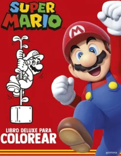 SUPER MARIO: LIBRO DELUXE PARA COLOREAR [RUSTICA]