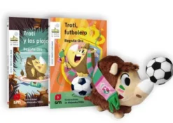 TROTI Y LOS MUG: TROTI FUTBOLERO (PACK CON 2 LIBROS Y PELUCHE) (BV BLANCA) [RUSTICA]