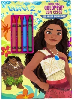 VAIANA 2 (LIBRO PARA COLOREAR CON CERAS) [RUSTICA]