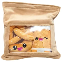 YUMMIS TOGETHER: PAKC DE 2 PELUCHES PRETZEL & BEER IN TAKE AWAY BAG 21 CM [BOLSA PELUCHE]